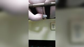 Using my toilet again nicely