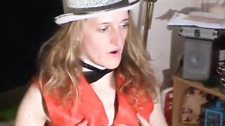 Vintage german scat slut teasing