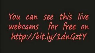 Webcam girl peeing for free