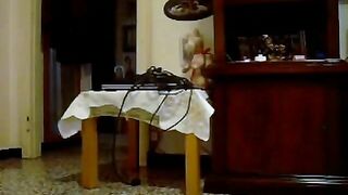 Juicy maid slut shitting