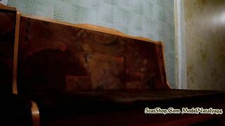 Brunette slut ass fucking while shitting