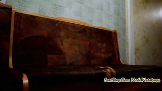 Brunette slut ass fucking while shitting