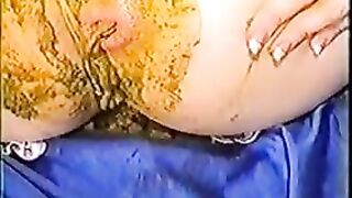 Slutty bitch ass fingering and masturbating