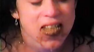 Watch her eat that shit