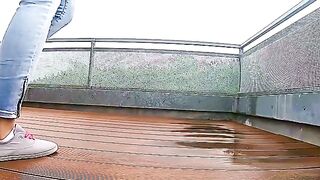 Lovely poop in the rainny day