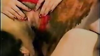 Hairy slut enjoying hot scat fuck