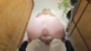 Beautiful blonde lady pov shit