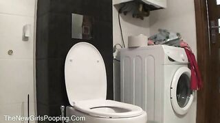 Angie toilet poop show