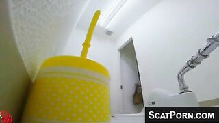 Asian Women Destroys Toilets With Their Messy Scat