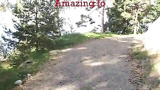 Shit caught by jogger