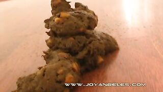 Pretty thick ass and shit on the floor