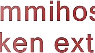 Ass smeared in shit, used plastic wrap pulled out