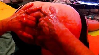 Fist Fuck With Chocolate And Shit