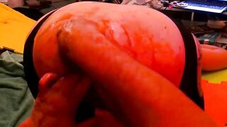 Fist Fuck With Chocolate And Shit