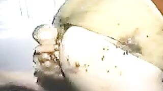 Ass fingering Retro slut