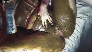Rough scat & messy fuck