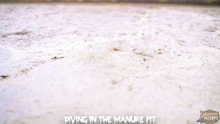 Cow girl loves hot shit fuck