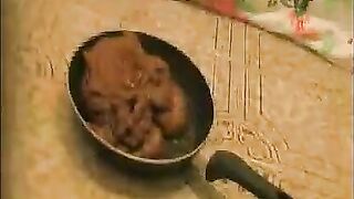 Girl is ready to eat her shit