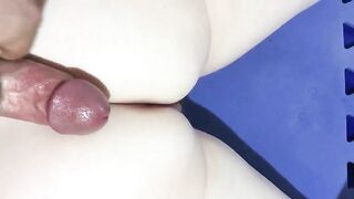 Cumming on that lovely shitting ass