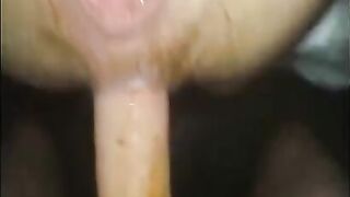 Hairy messy poop fuck