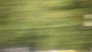 Petra shits and pisses in white jeans