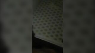 Girl eats shit from a bowl.