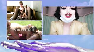 Woman smears shit on her friend in a stocking fetish scene