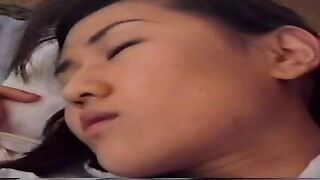Girl takes a huge pile of shit on the bed