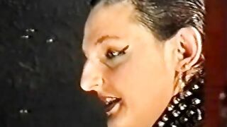 Woman eats shit from another woman's ass