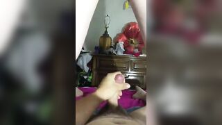 A girl's asshole full of shit with some shit on the floor