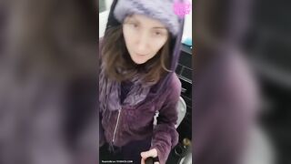 Girl fills bathtub with her piss