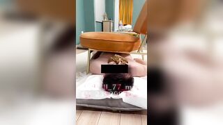 Two chicks take turns eating pussy and shit
