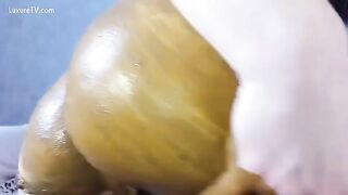 Slut makes another girl eat her fresh shit