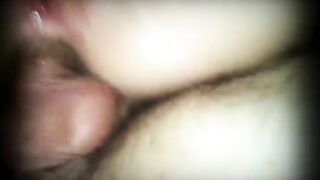 Girl plays with her shit covered asshole with her fingers