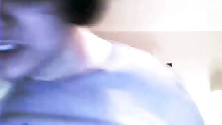 Girl smiles while eating shit from her hand