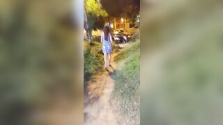 Girl eats up her own shit from a glass