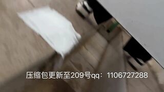 Slut stands and takes a shit on the bathroom floor