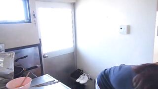 Girl plays with shit in the toilet and then eats it