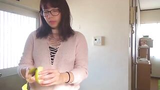 Slut eats shit from toilet with her hands