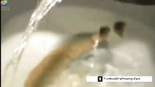 Woman pulls shit out of her ass with her hands