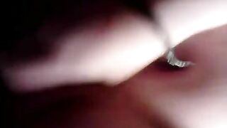 She sticks a large enema tube into her ass