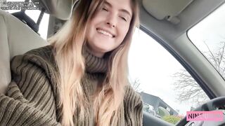 Girl eats shit from McDonald's cup