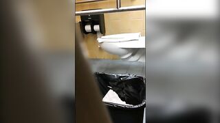 Guy takes a huge shit and eats it on a toilet