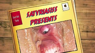 Girl eats shit off another girl's ass