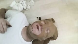 Girl gets her whole face covered in shit by a woman