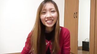 Japanese girl shits on newspaper