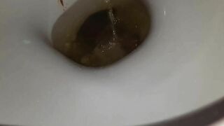 Girl pulls shit from her ass to put in the bowl