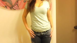 Cute Girlfriend Wets Herself for You