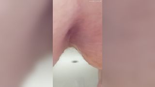 Pink pussy closeup and pee fun