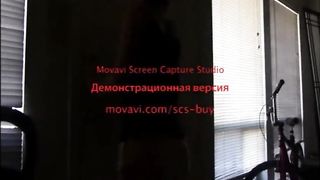 Amateur girl pooping in the toilet